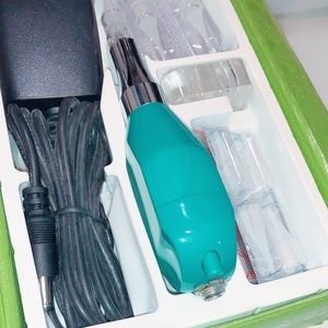 Turquoise Eyebrow Tattoo Machine